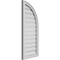 Ekena Millwork Quarter Round Top Right Surface Mount PVC Gable Vent w/ 2"W x 1-1/2"P Brickmould Frame, 16"W x 38"H GVPQR16X3802SF - alternate 4